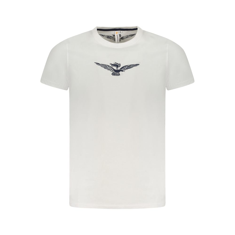 Weißes Baumwoll-T-Shirt