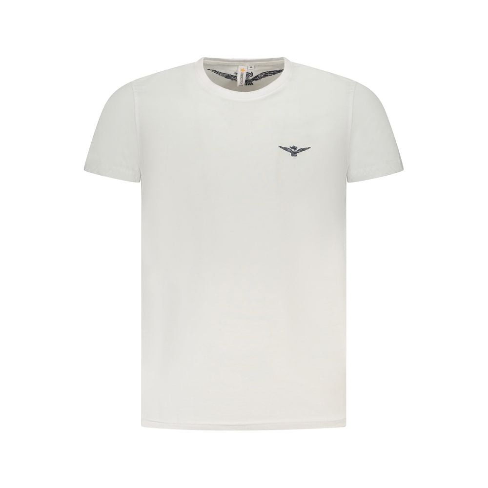 Weißes Baumwoll-T-Shirt