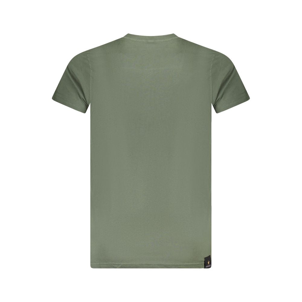 Grünes Baumwoll-T-Shirt
