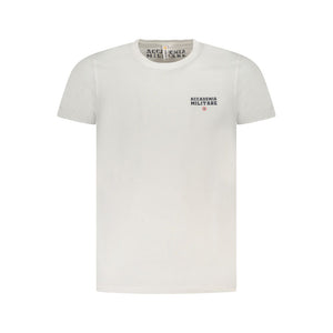 Weißes Baumwoll-T-Shirt