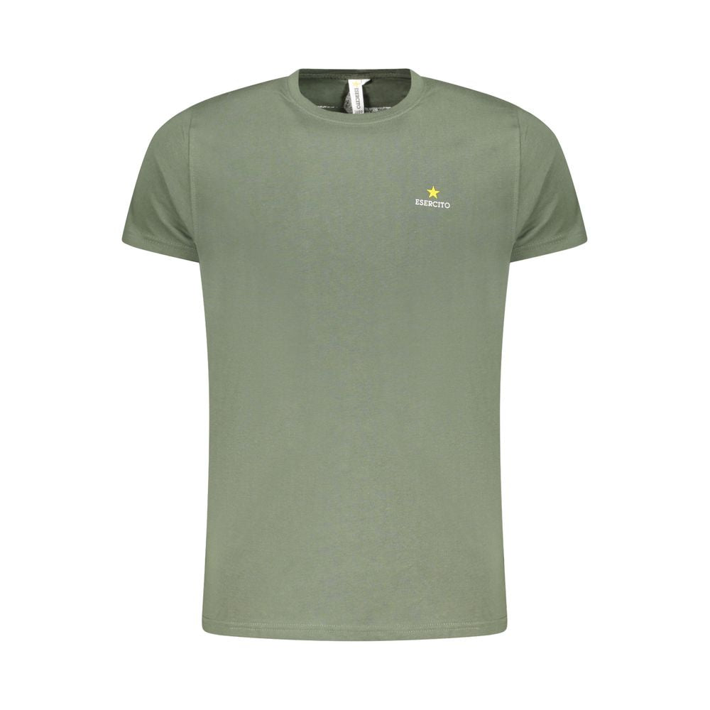 Grünes Baumwoll-T-Shirt