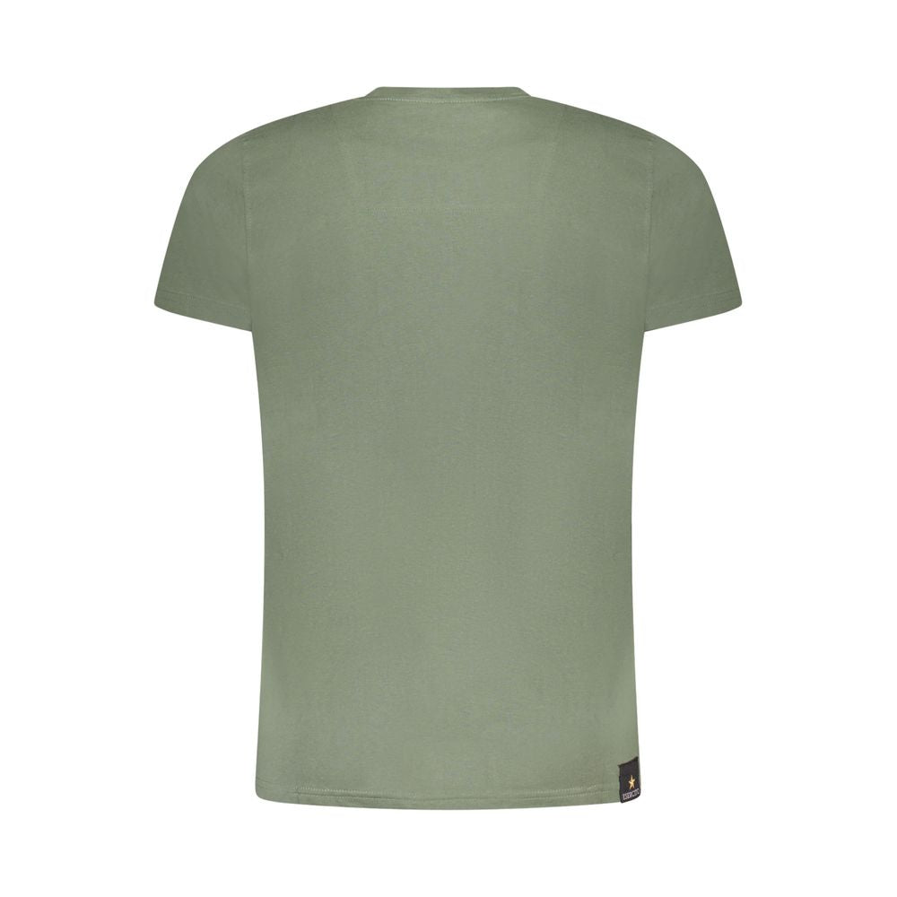 Grünes Baumwoll-T-Shirt