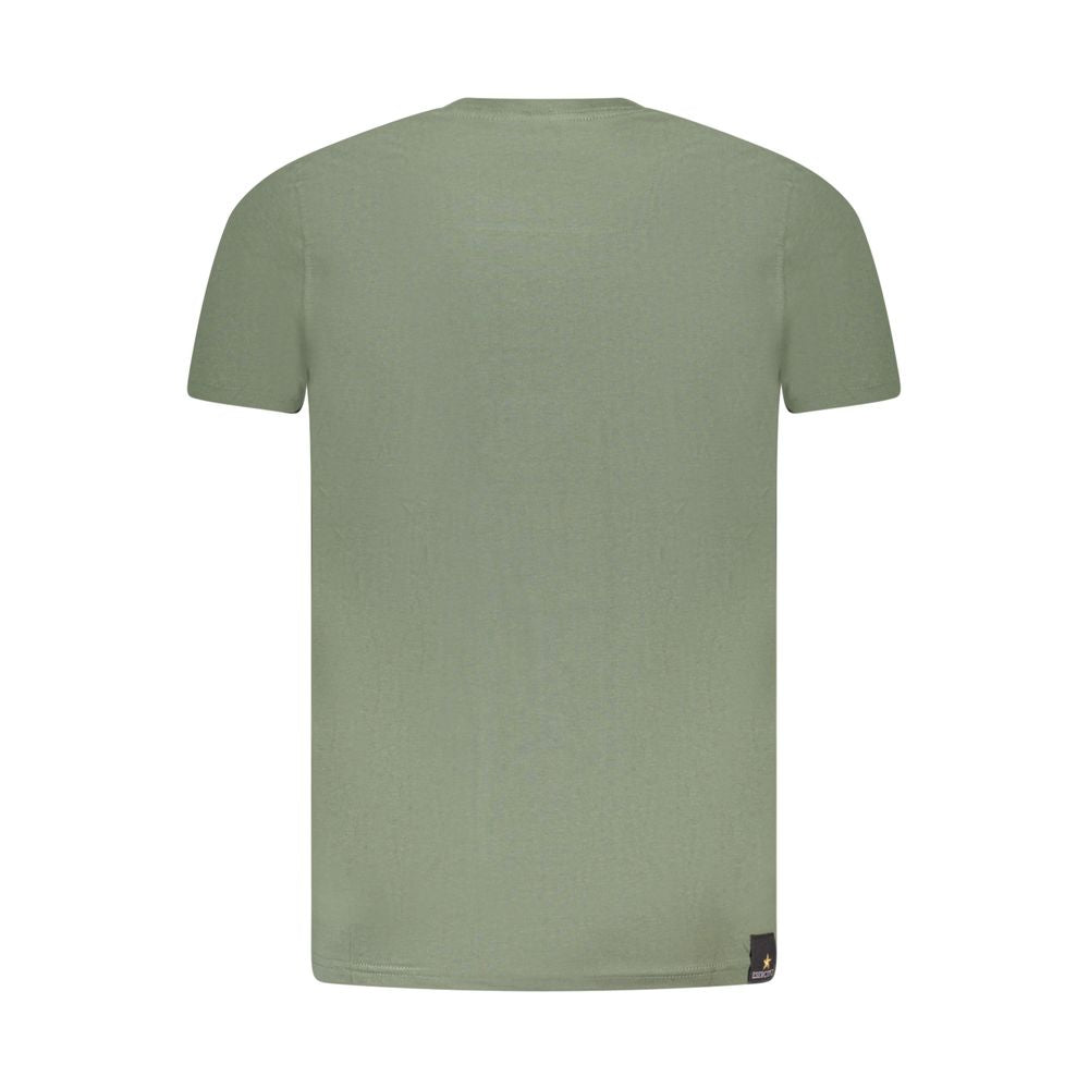 Grünes Baumwoll-T-Shirt