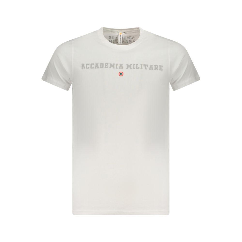 Weißes Baumwoll-T-Shirt
