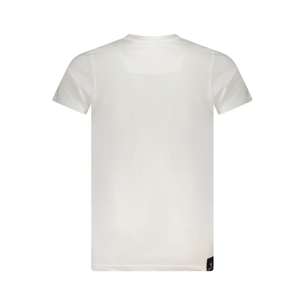 Weißes Baumwoll-T-Shirt