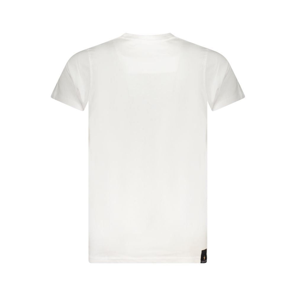 Weißes Baumwoll-T-Shirt