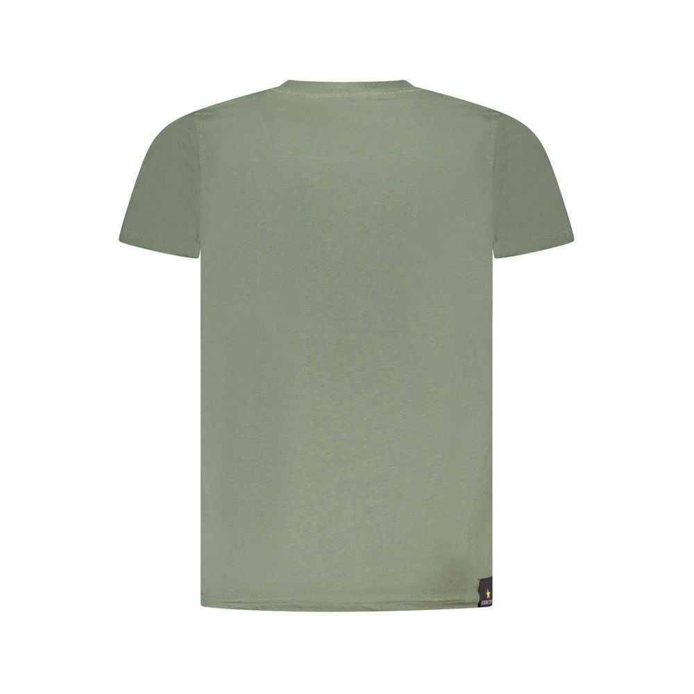 Grünes Baumwoll-T-Shirt