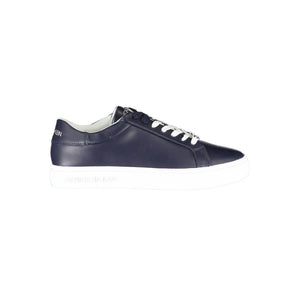 Blauer Polyester-Sneaker