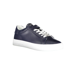 Blauer Polyester-Sneaker