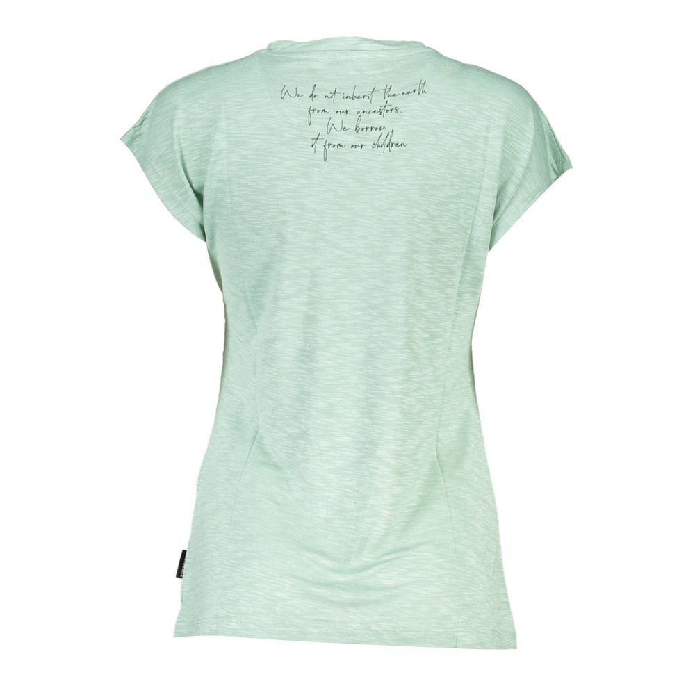 Grüne Viskose-Tops und T-Shirts