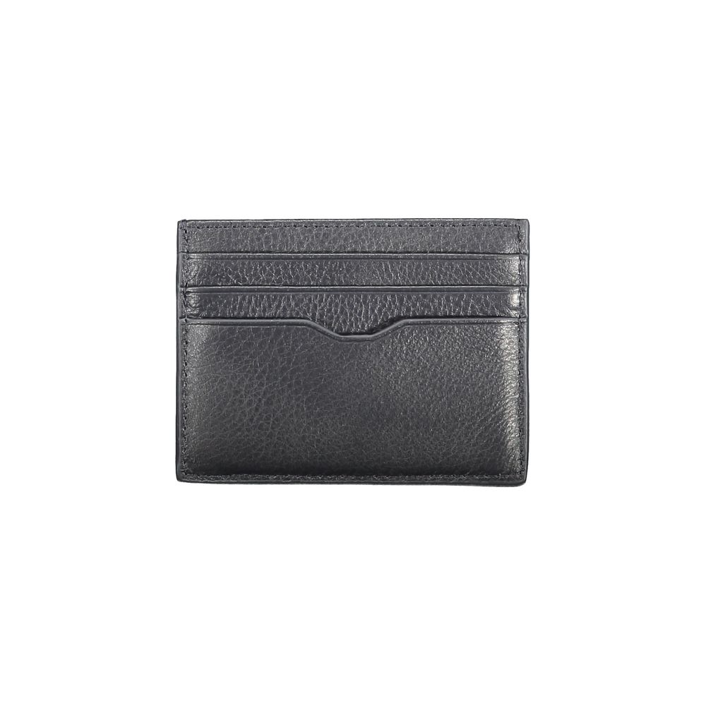 Blaue Lederbrieftasche