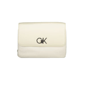 Beige Polyester Handtasche