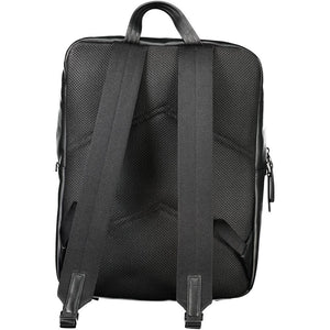 Schwarzer Polyethylen-Rucksack