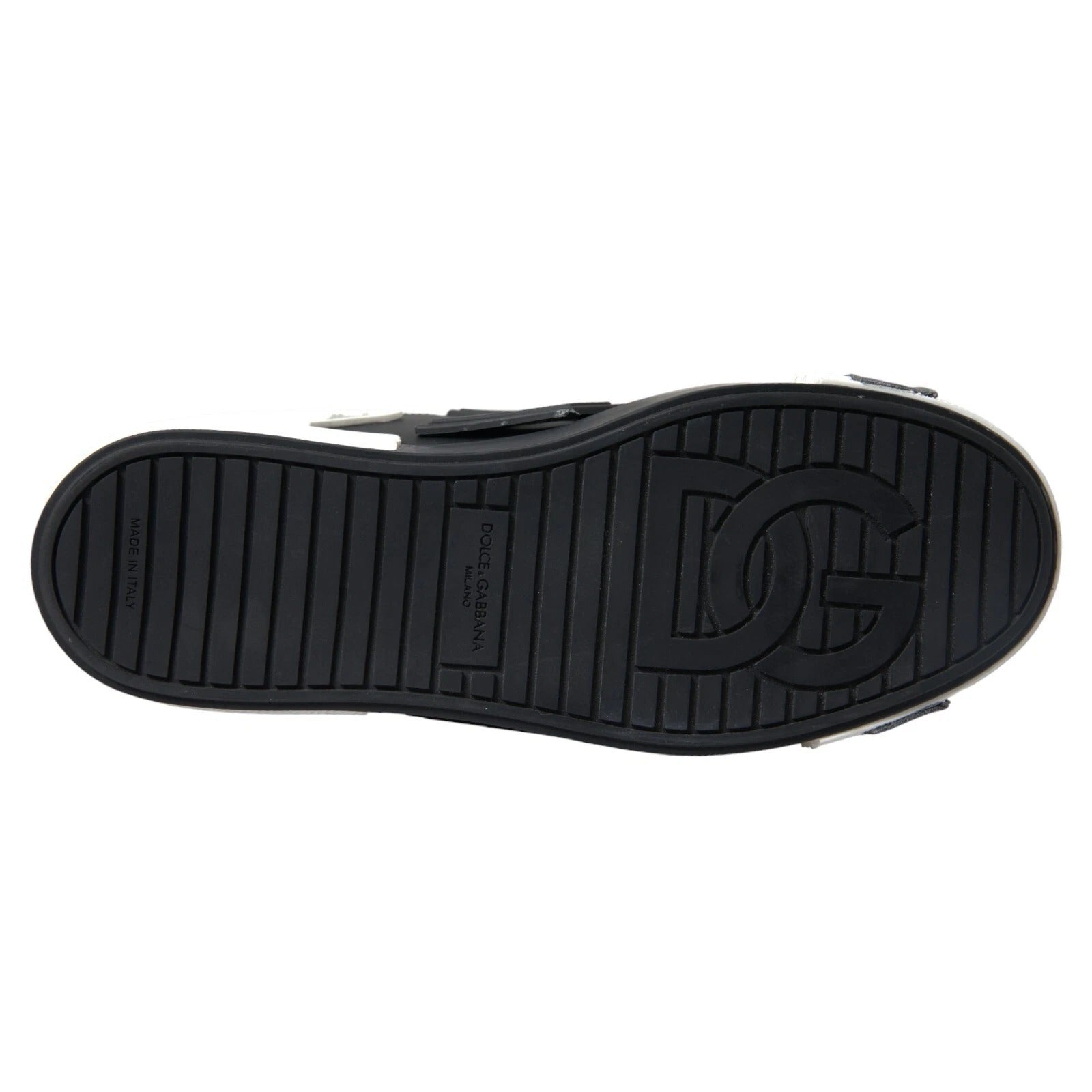 Schwarze niedrige Leder-Sneakers von Portofino Shoes