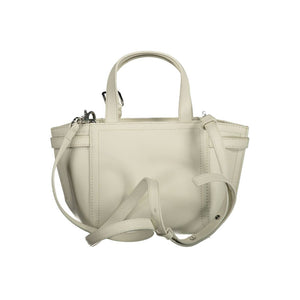 Calvin Klein White Polyester Handbag