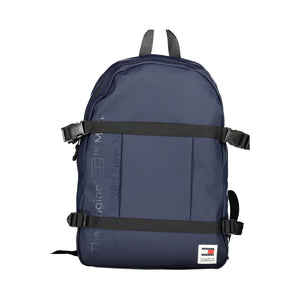 Blauer Polyethylen-Rucksack