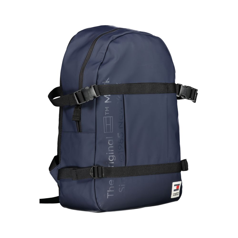 Blauer Polyethylen-Rucksack