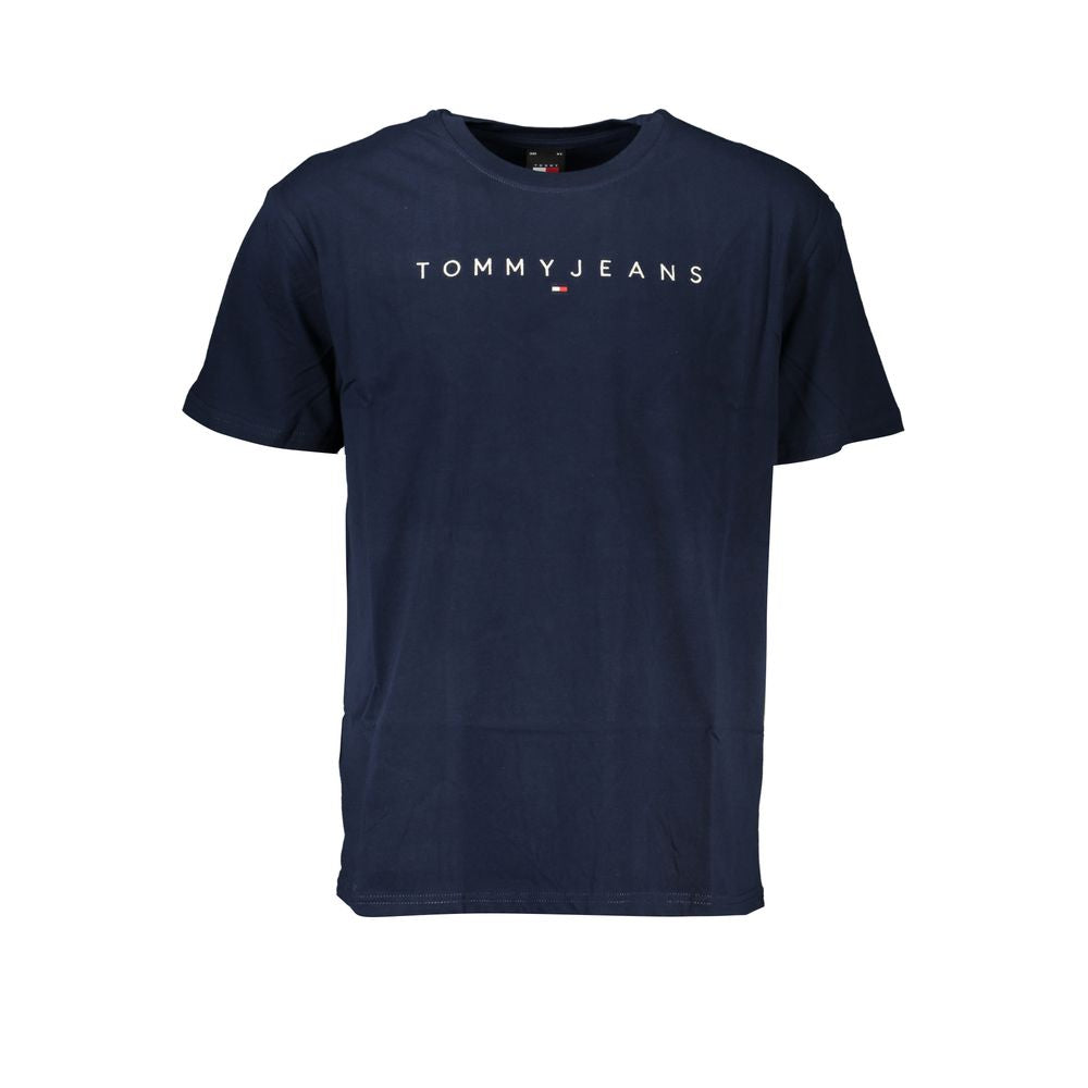 Blaues Baumwoll-T-Shirt