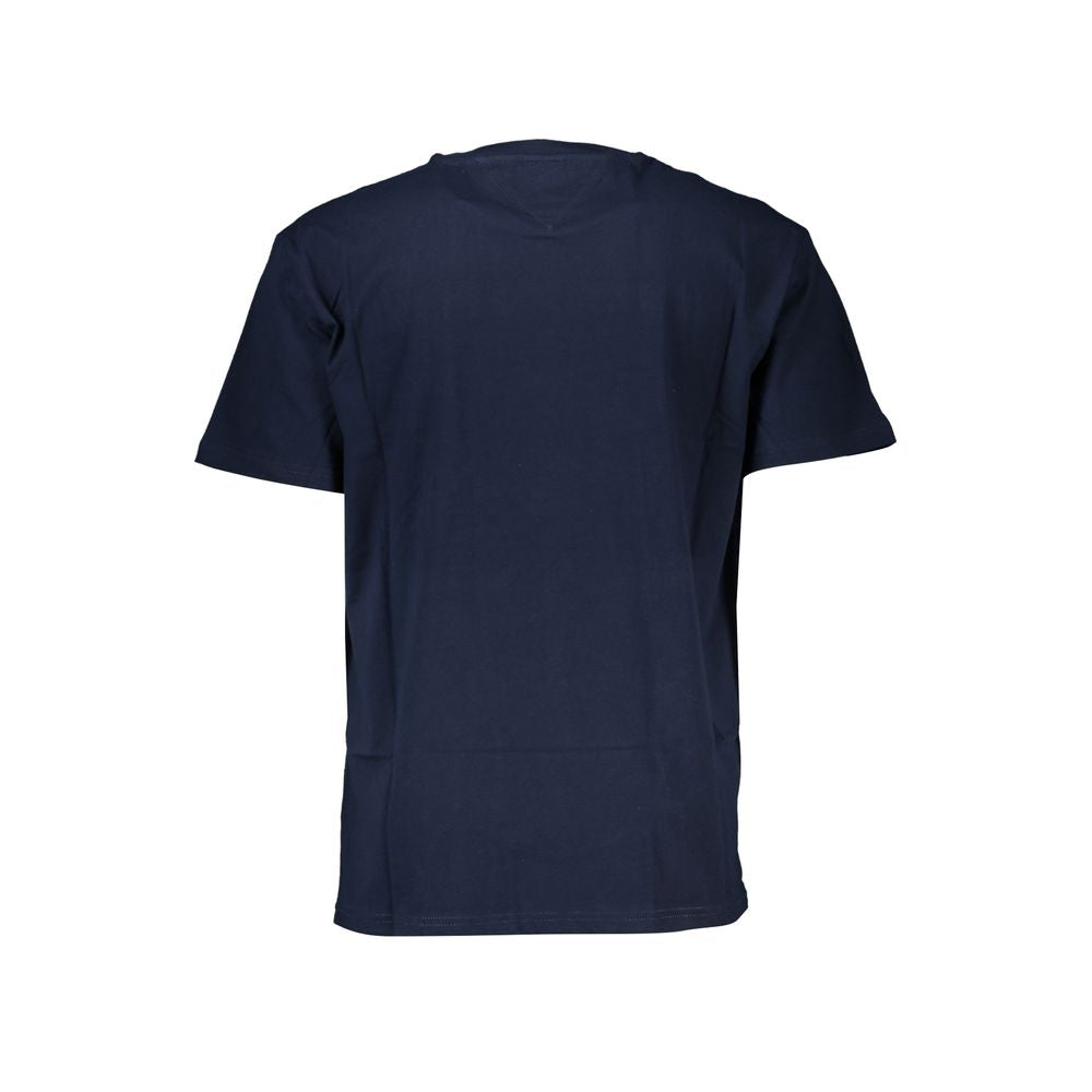 Blaues Baumwoll-T-Shirt