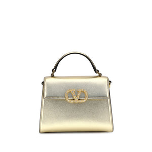 Metallic garnet mini Handbag