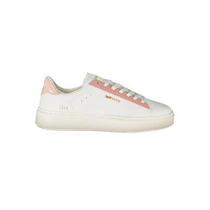 Weiße Polyester Damen Sneaker