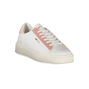 Weiße Polyester Damen Sneaker