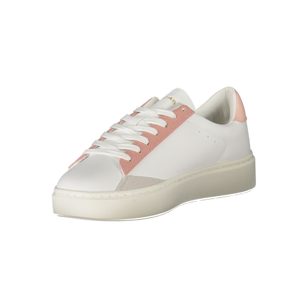 Weiße Polyester Damen Sneaker