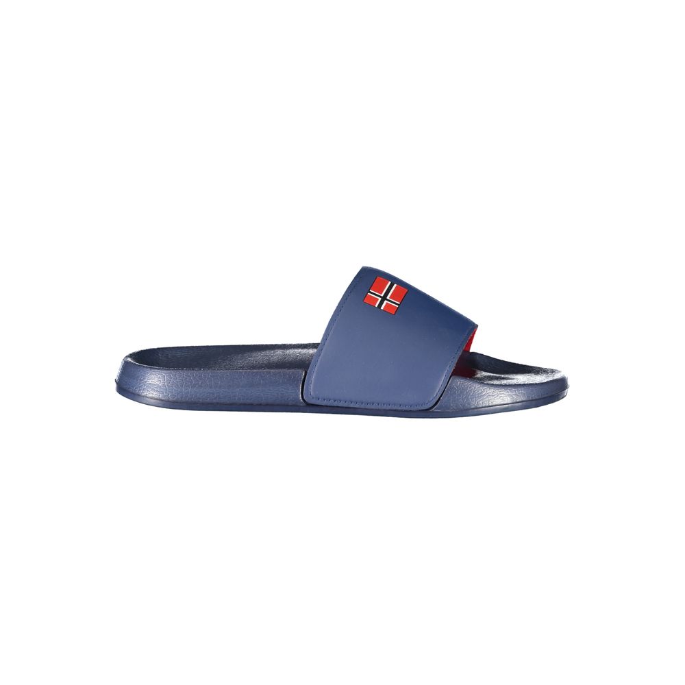 Blaue Plastik-Sandalen für Herren