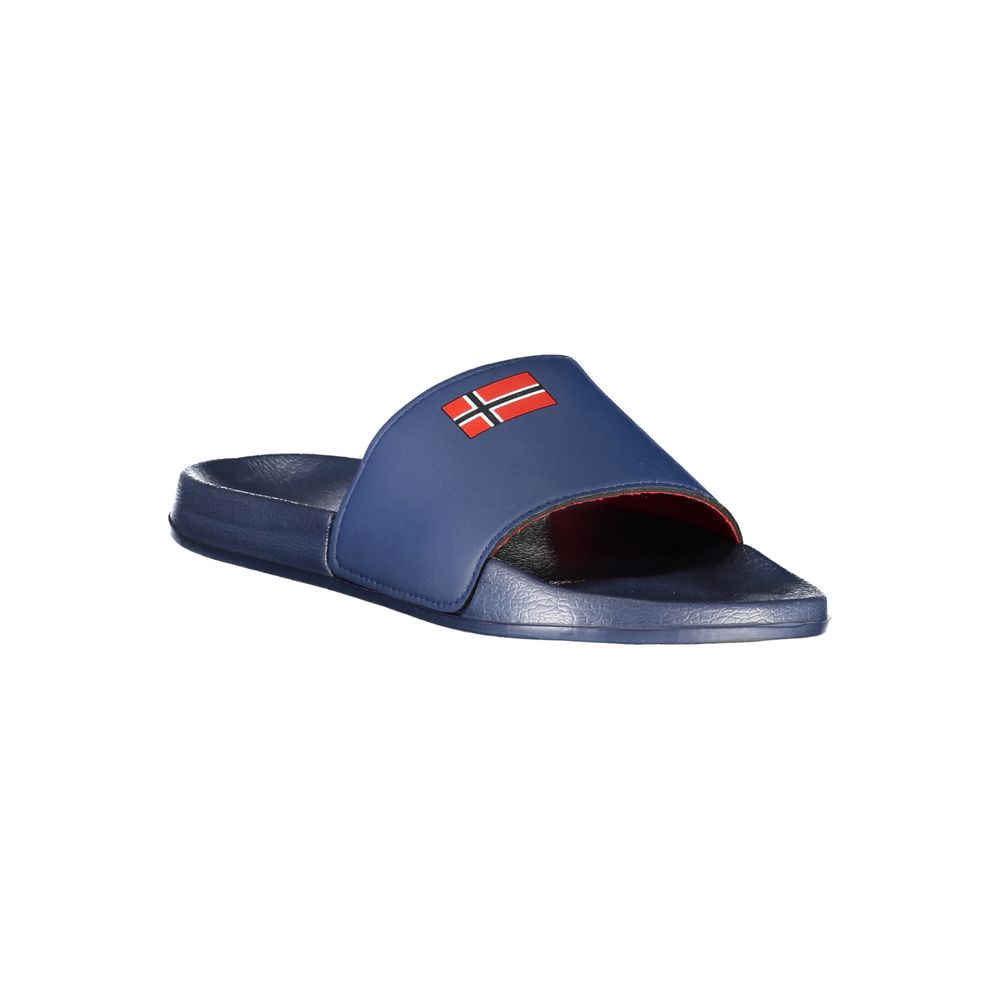 Blaue Plastik-Sandalen für Herren