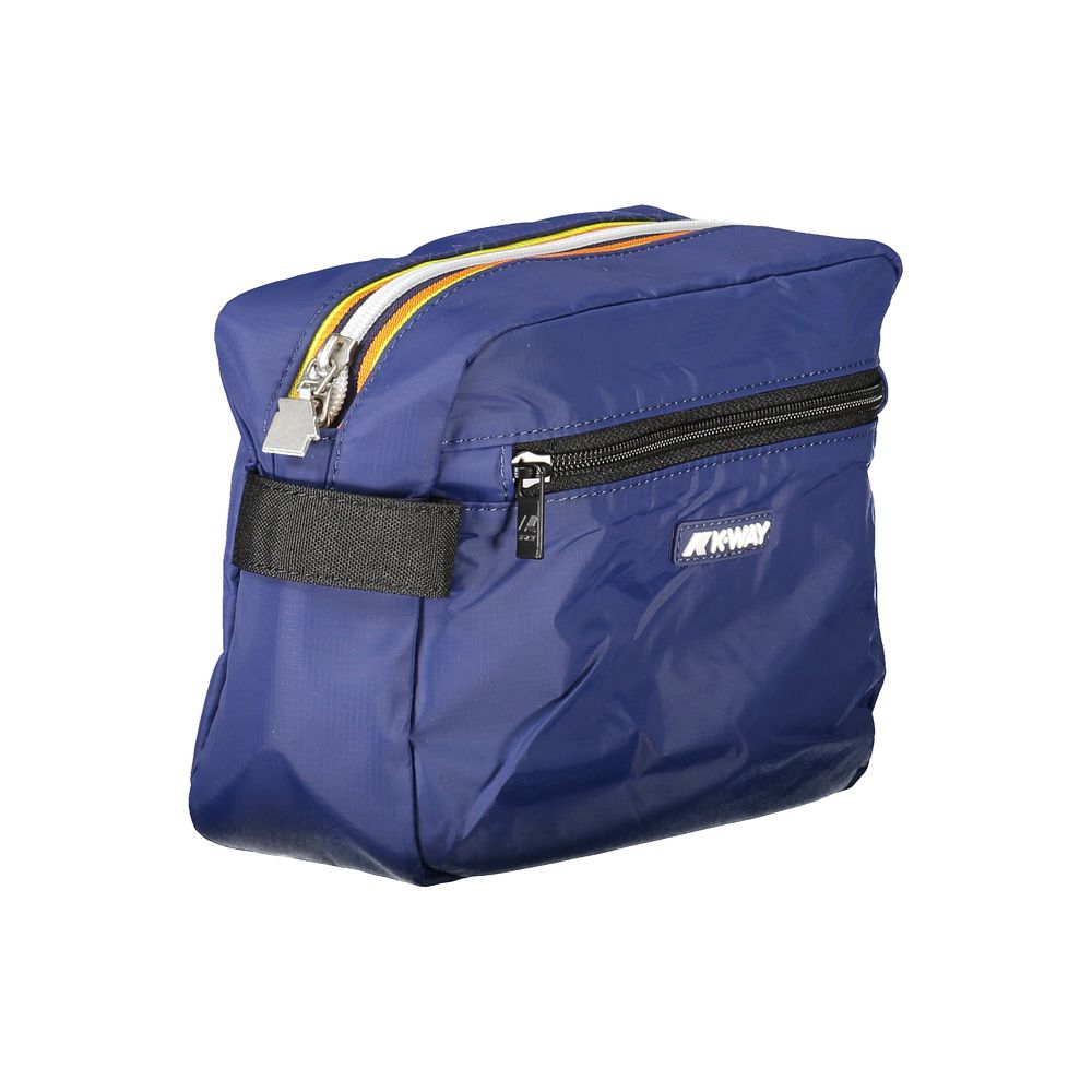 Blue Polyamide Men Leather Accessory