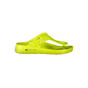 Gelbe Plastiksandale für Damen