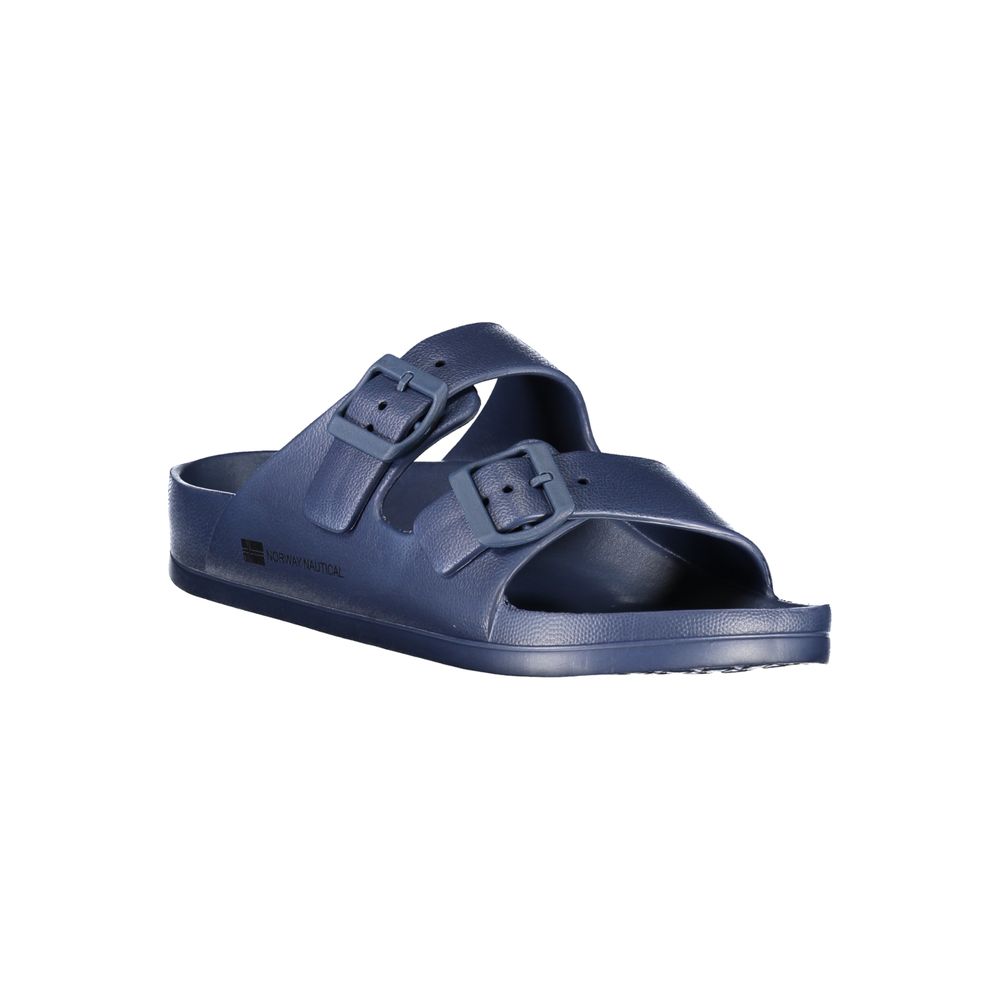 Blaue Plastik-Sandalen für Herren