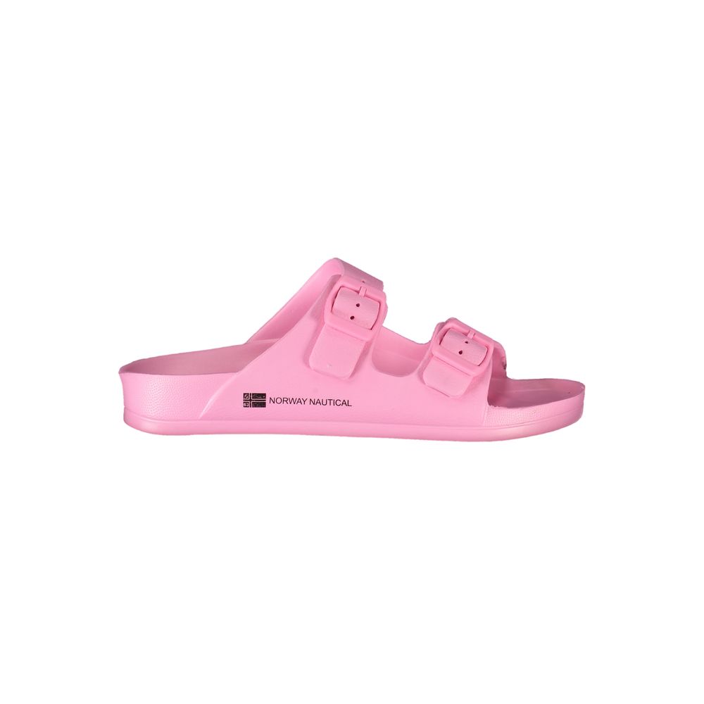 Rosa Plastik Damen Sandale