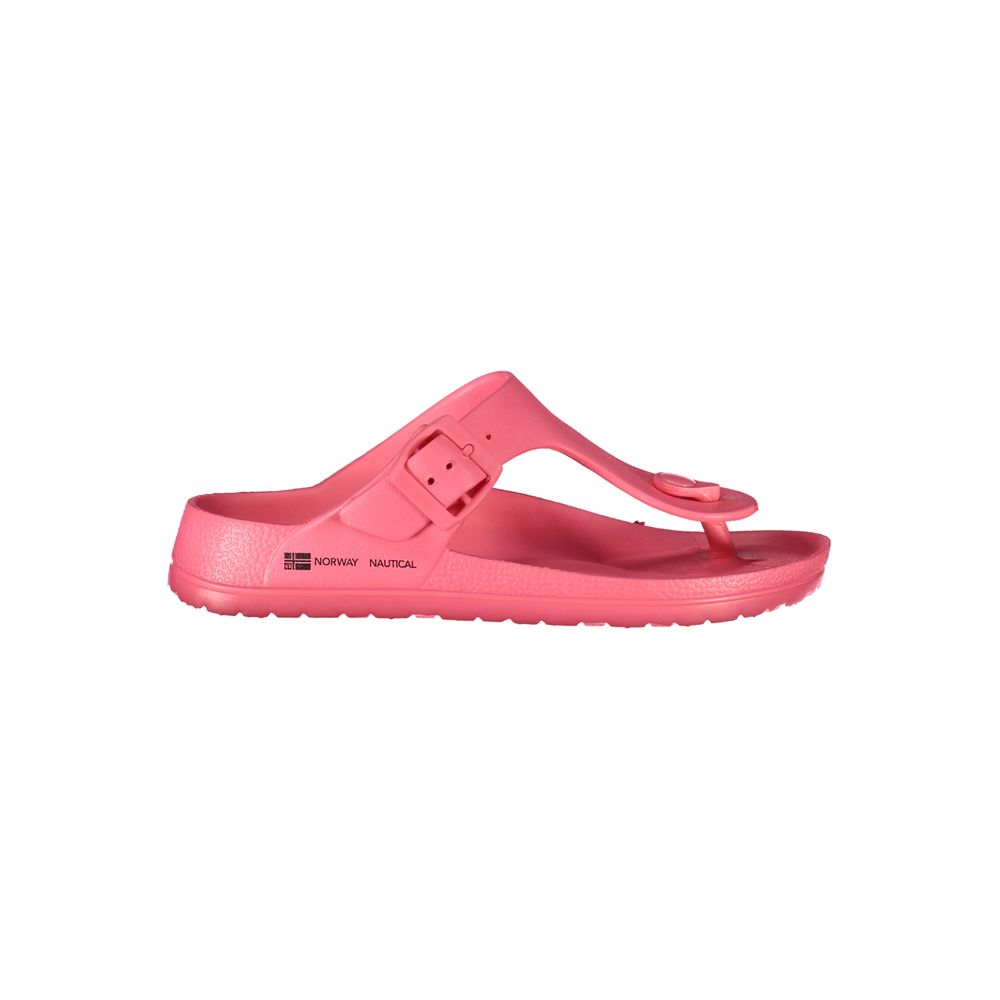 Rosa Plastik Damen Sandale