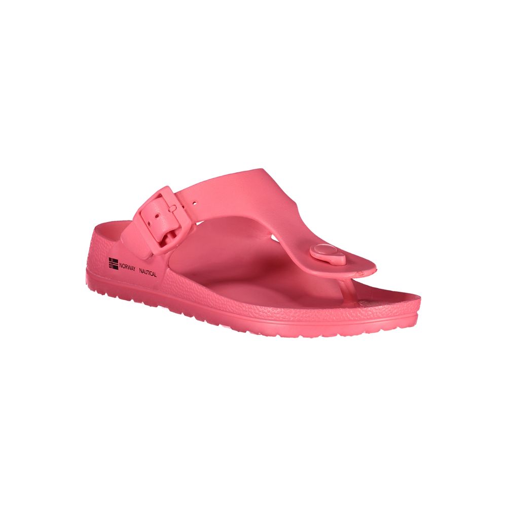 Rosa Plastik Damen Sandale