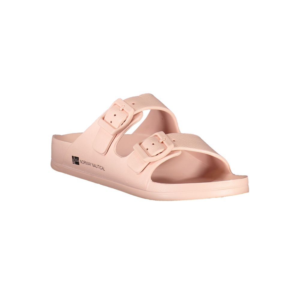 Rosa Plastik Damen Sandale