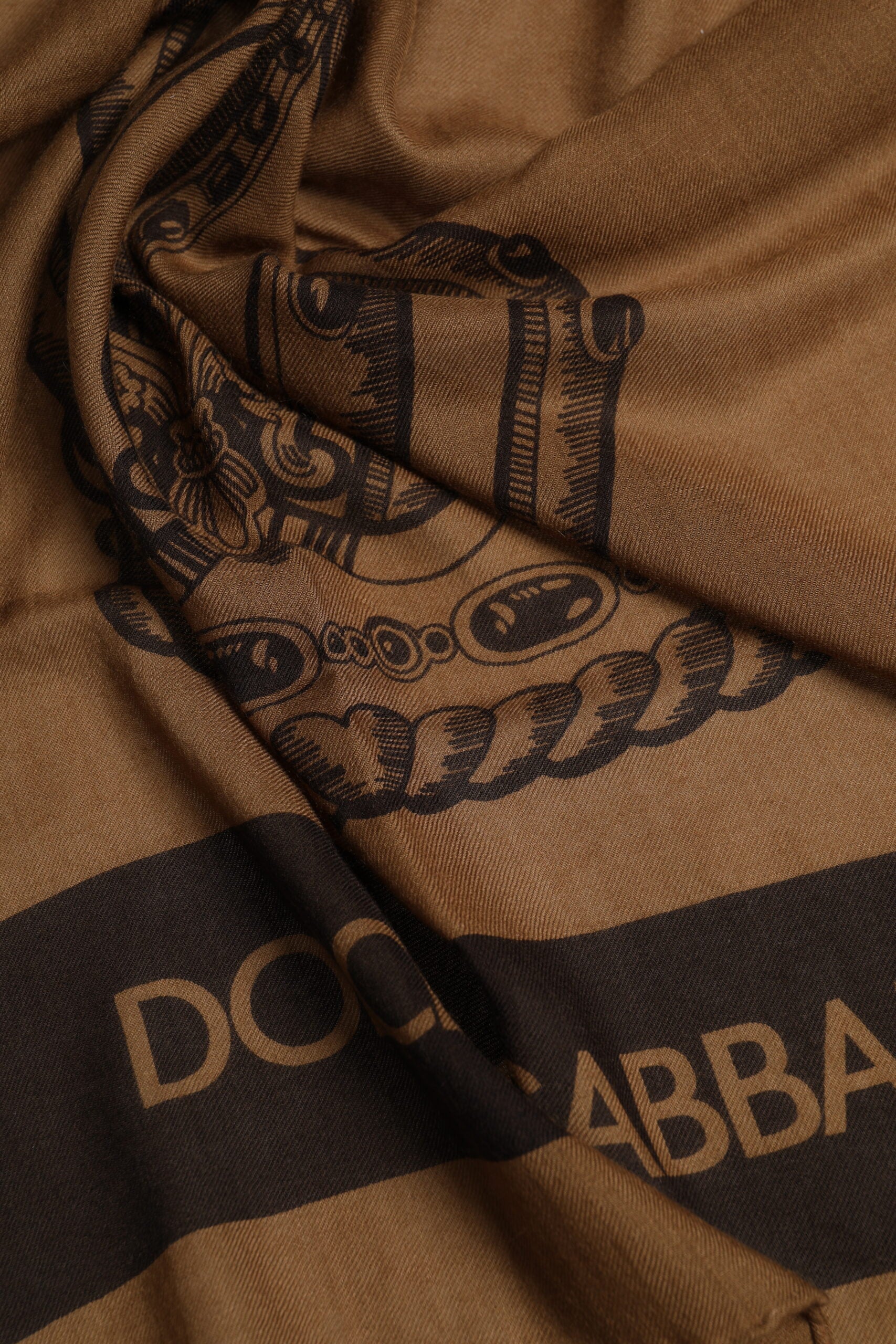 Brauner DG Crown Halswärmer Herren Foulard Schal