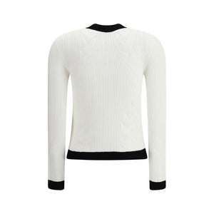 Contrast trim Cardigan