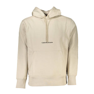 Beigefarbener Baumwollpullover