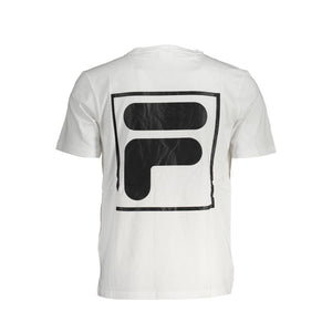 Weißes Baumwoll-T-Shirt
