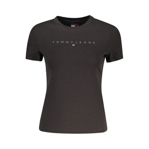 Schwarze Baumwolloberteile und T-Shirts