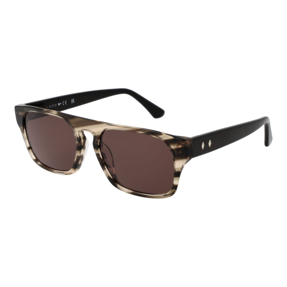 Graue Unisex-Sonnenbrille