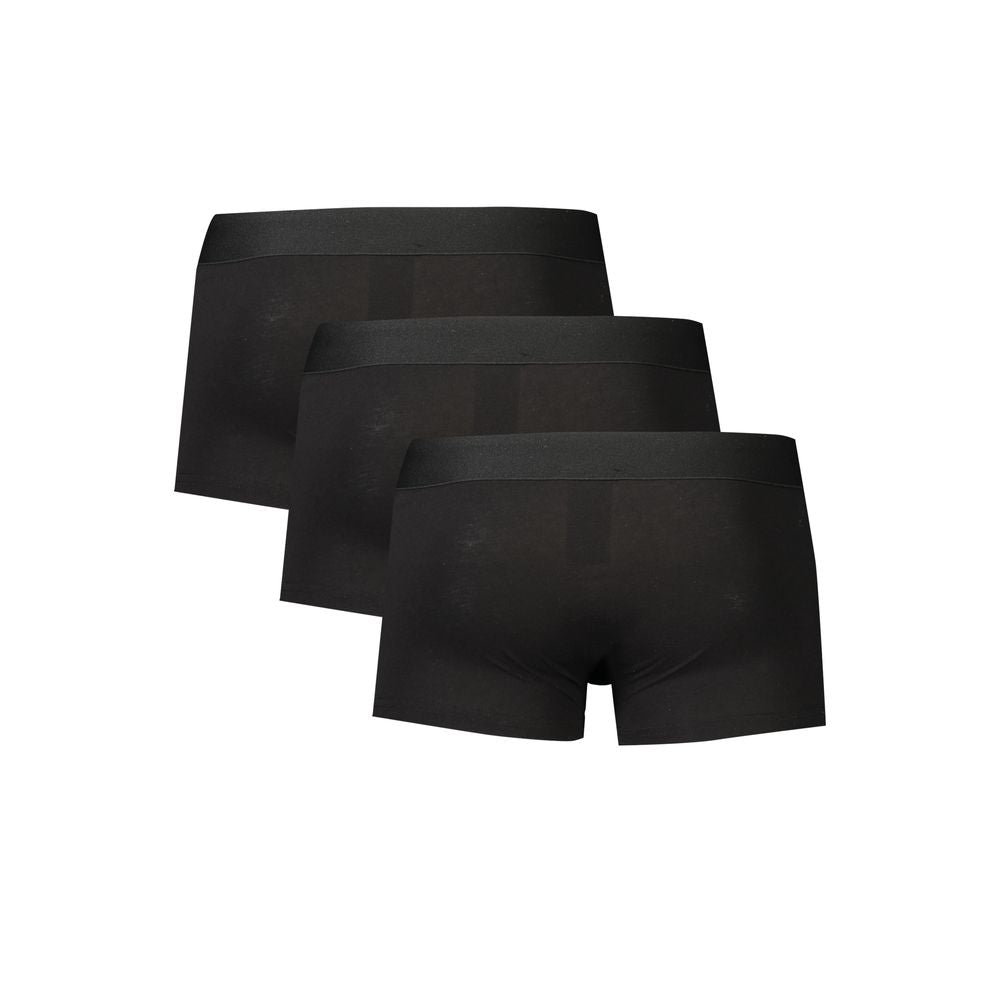 Schwarze Baumwollunterwäsche