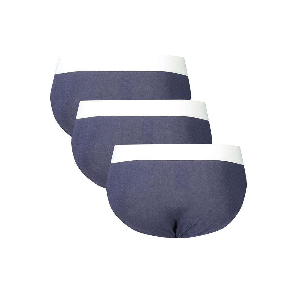 Blaue Baumwollunterwäsche