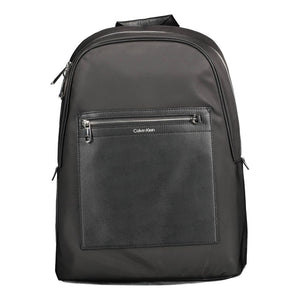 Schwarzer Polyester-Rucksack