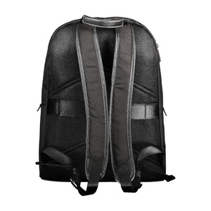 Schwarzer Polyester-Rucksack
