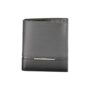Schwarze Lederbrieftasche