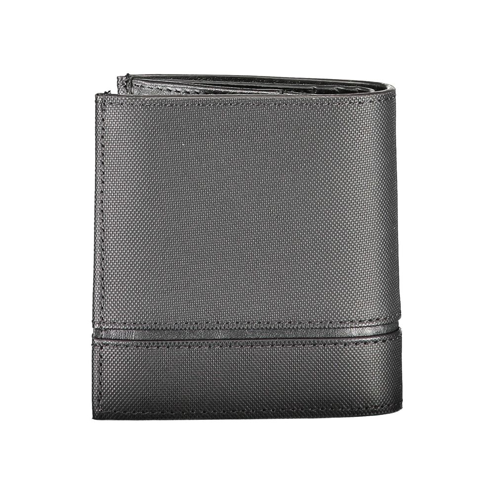 Schwarze Lederbrieftasche
