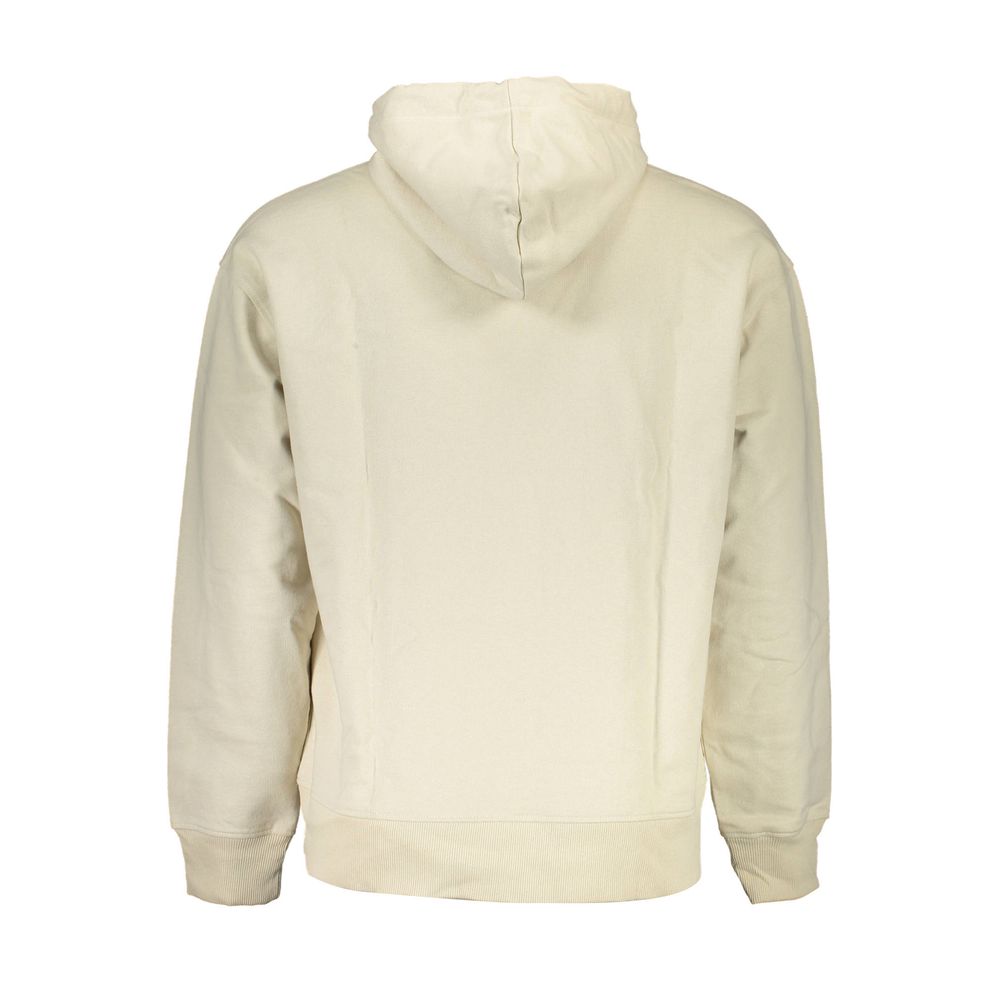 Beigefarbener Herrenpullover aus Baumwolle