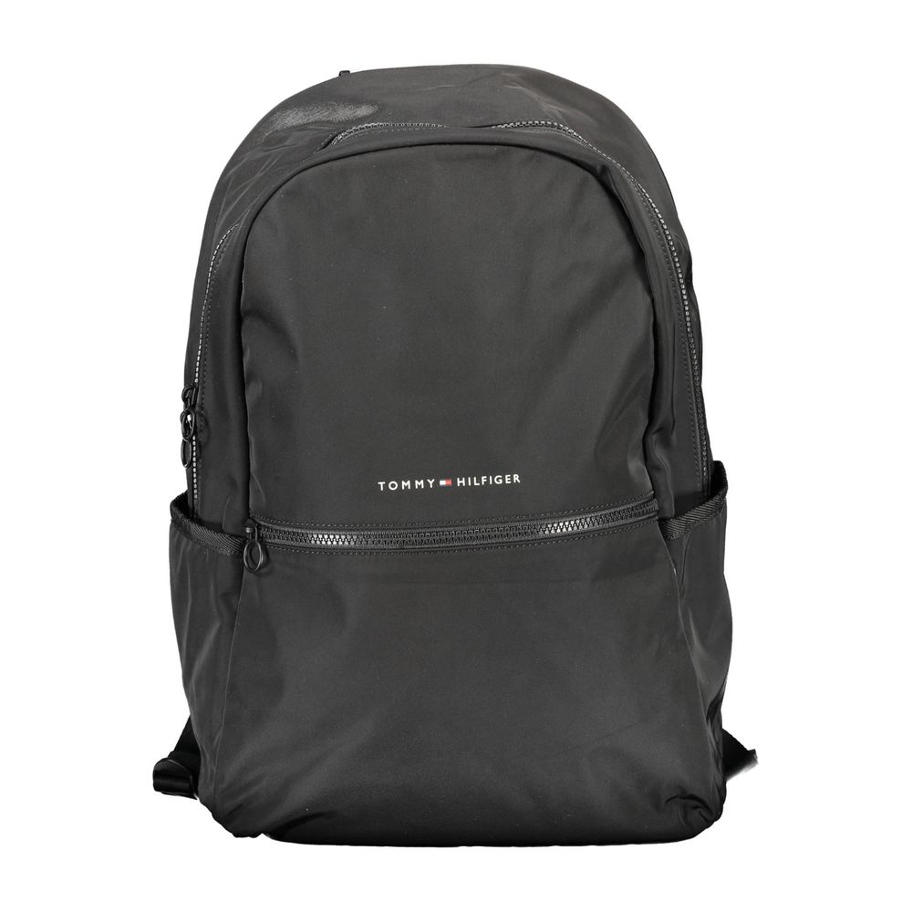Schwarzer Polyester-Rucksack